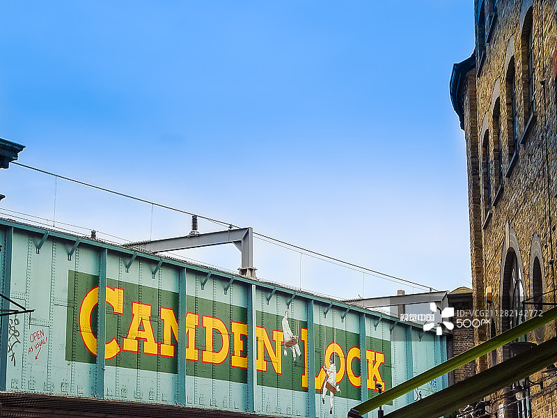 卡姆登锁桥：著名的另类文化商店图片素材