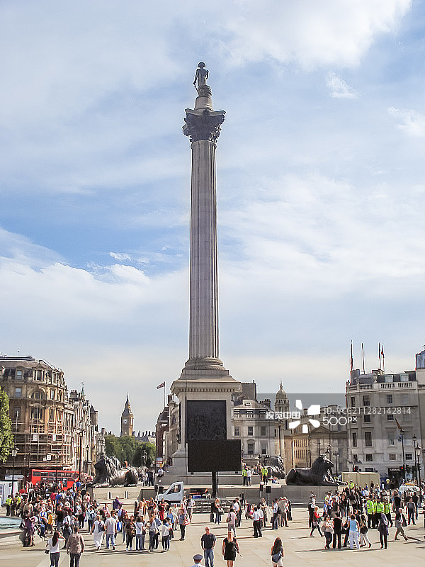 伦敦特拉法加广场国家美术馆图片素材