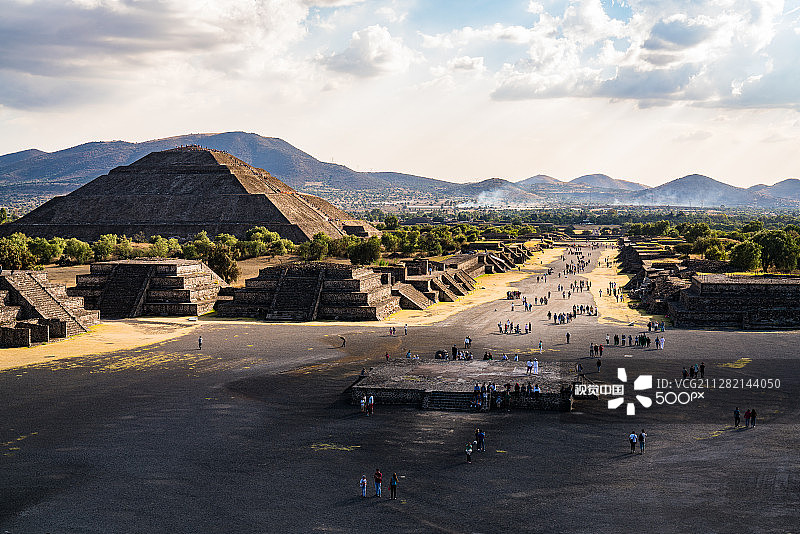 墨西哥特奥蒂瓦坎图片素材