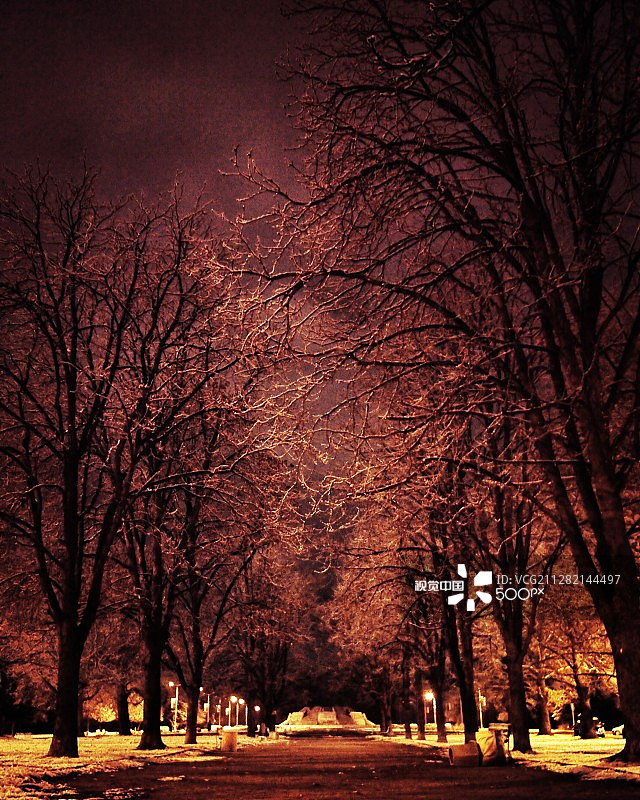 对称的道路图片素材