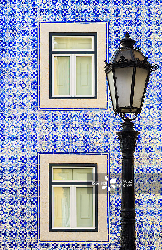 蓝色灯笼图片素材