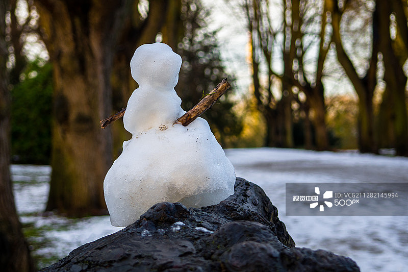 小雪人图片素材