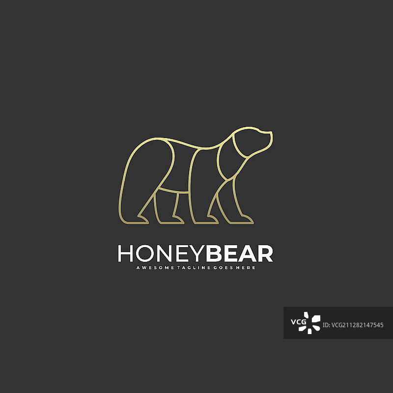 蜂蜜熊模板图片素材