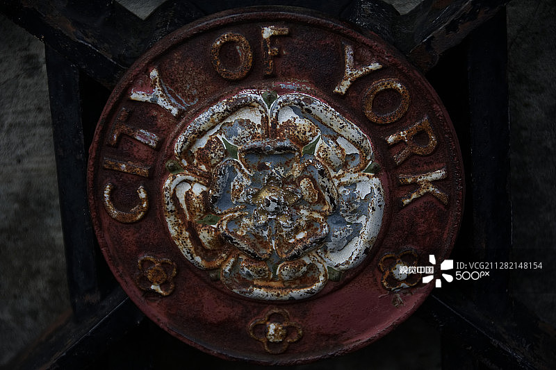 生锈的徽章图片素材