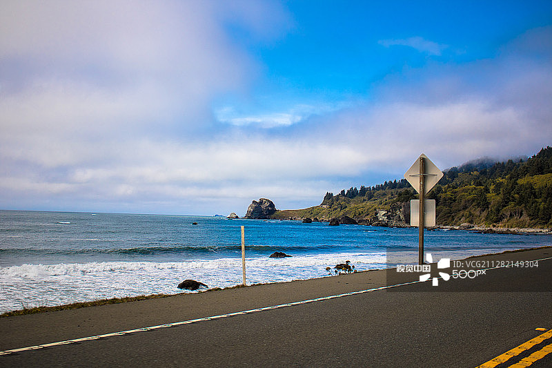 海滨公路图片素材