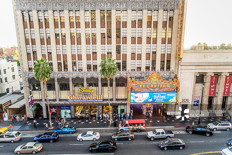 好莱坞的埃尔卡皮坦剧院图片素材