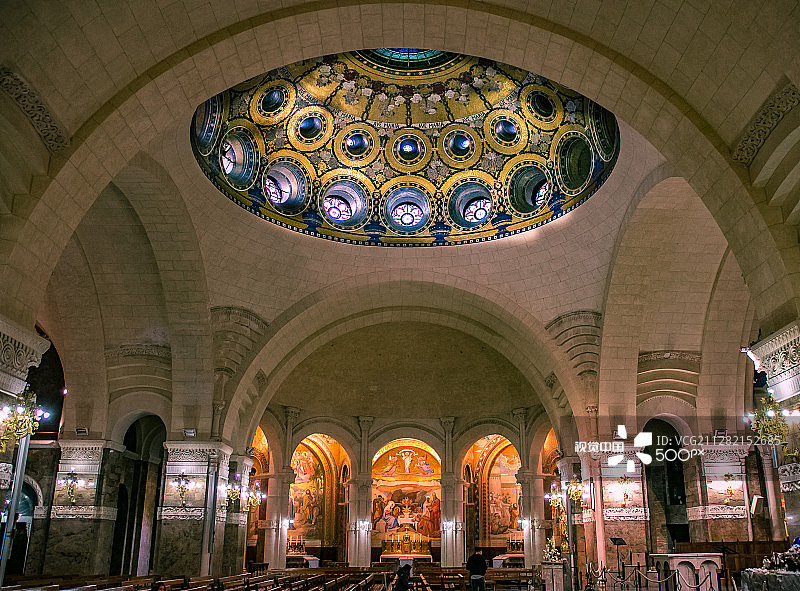 卢尔德圣母朝圣地图片素材