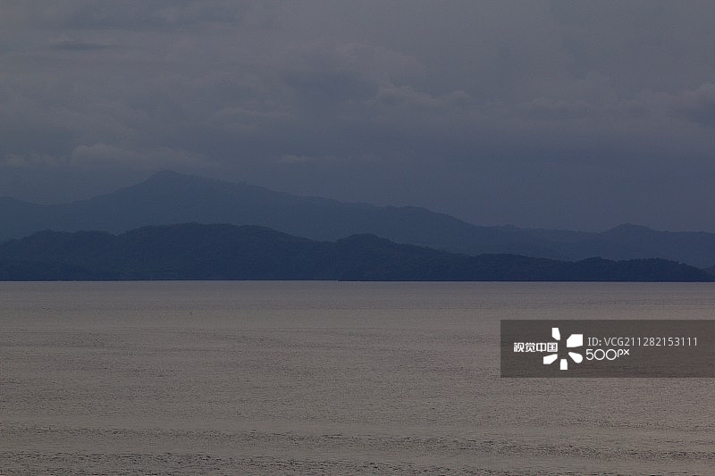 太平洋日落图片素材