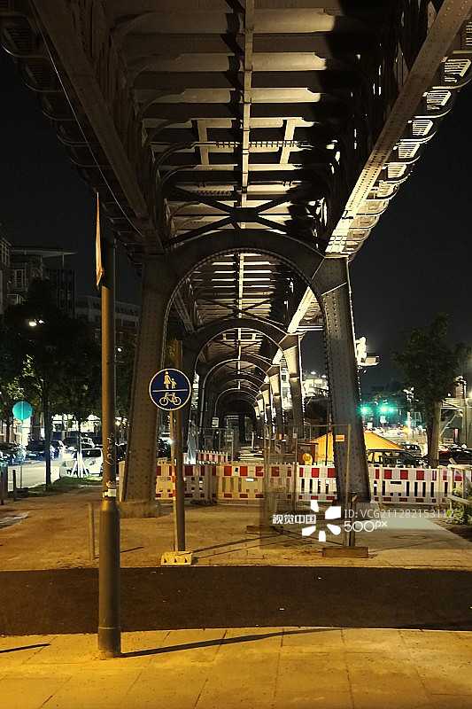 汉堡夜景图片素材