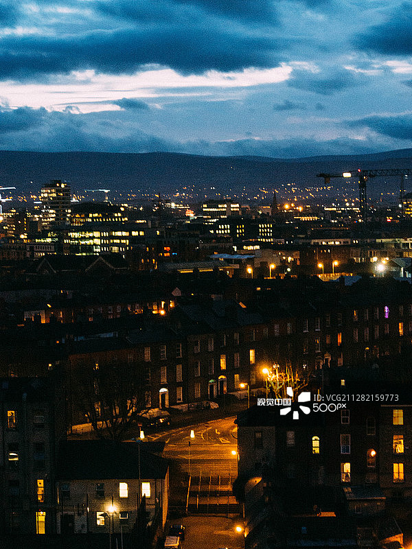 都柏林城市风光图片素材