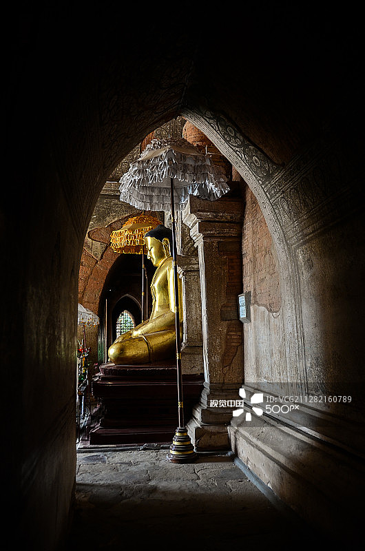 阿南达佛塔图片素材