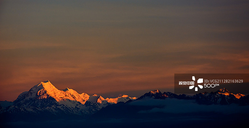库克山日出图片素材