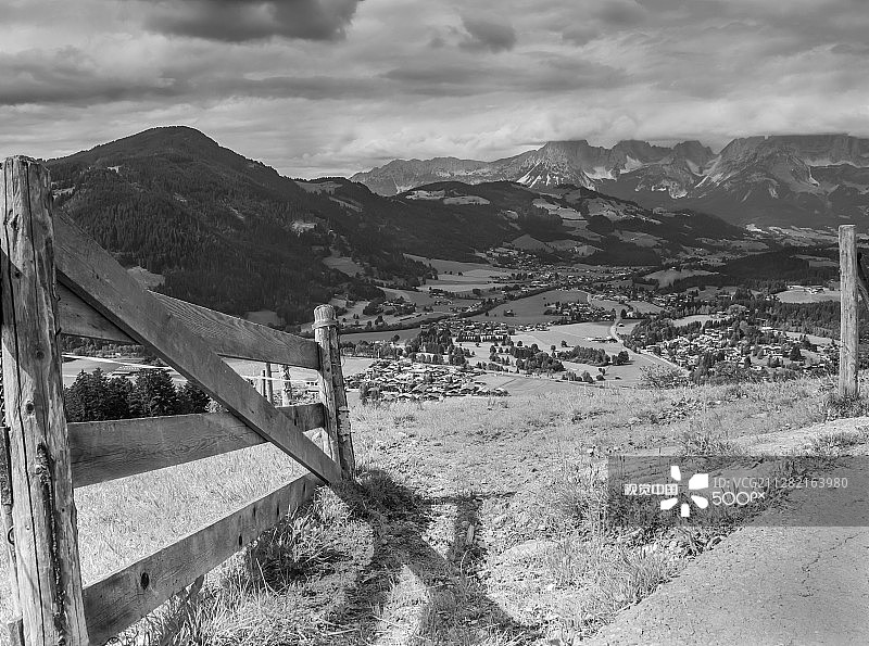 奥地利的山丘图片素材