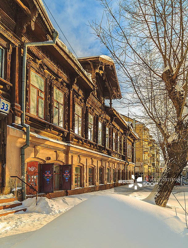 俄罗斯的古老建筑图片素材