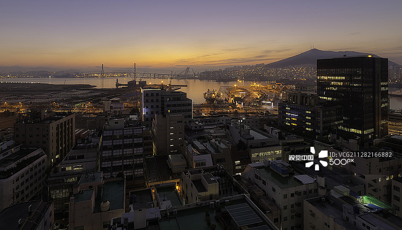港口城市，釜山图片素材