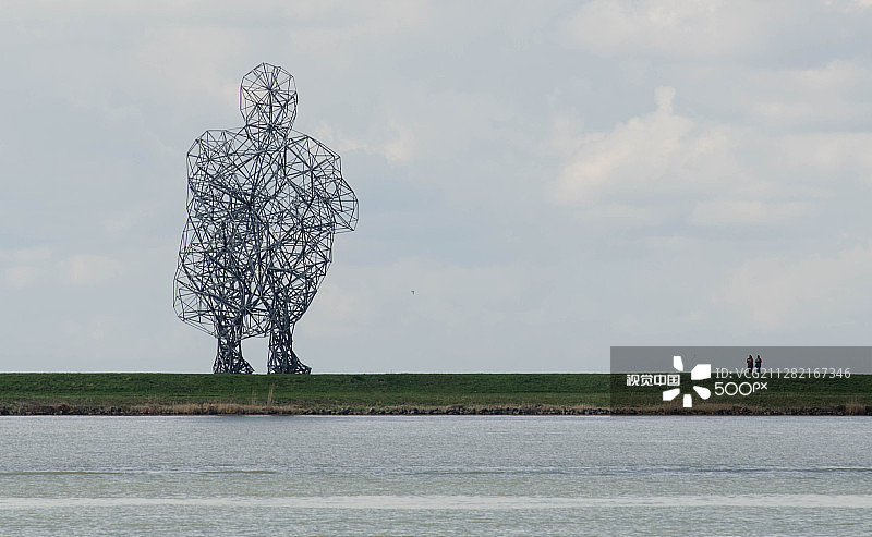 莱利斯塔德附近的雕像展览图片素材