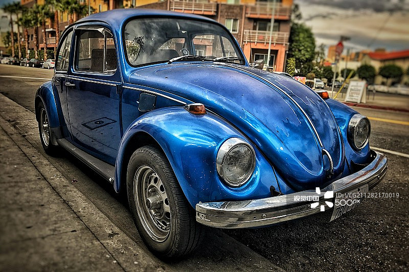 洛杉矶的蓝色小虫图片素材