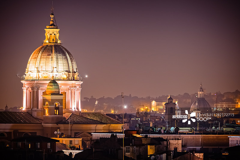 罗马的屋顶图片素材