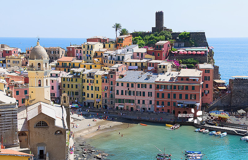 韦尔纳扎 - 五渔村图片素材