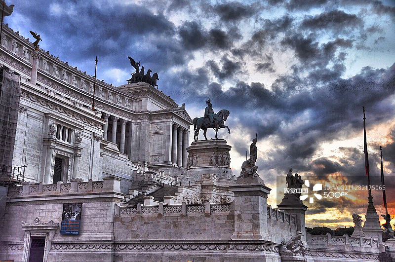 意大利维托里亚诺纪念馆图片素材