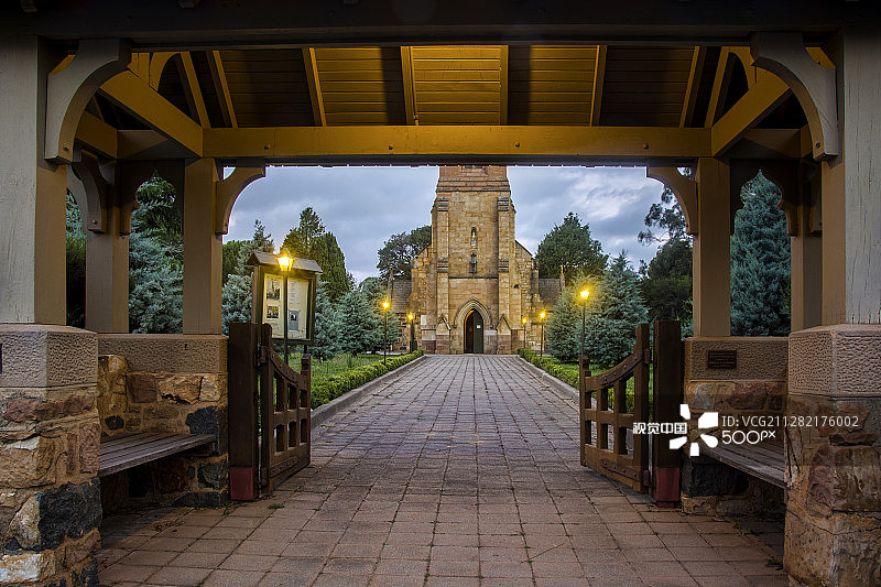 堪培拉圣约翰教堂图片素材