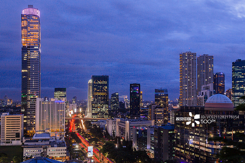 雅加达城市景观图片素材