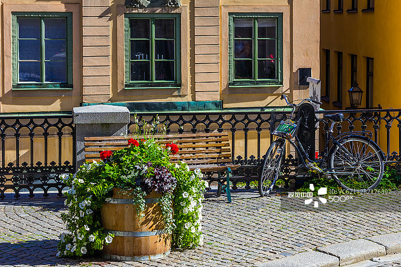 瑞典斯德哥尔摩老城风光图片素材