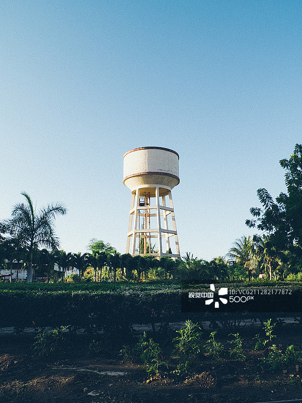 甘蔗工厂水塔图片素材