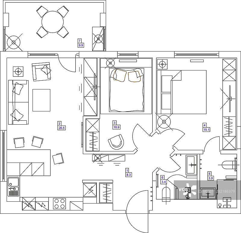 建筑背景EPS10图片素材