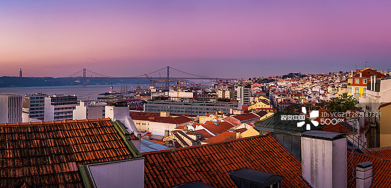 里斯本全景图片素材