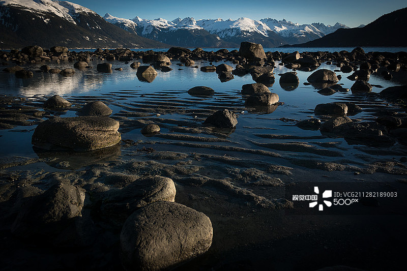 阿拉斯加潮汐池图片素材