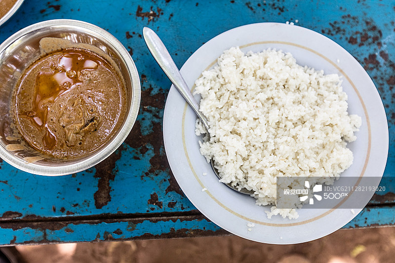 米饭和花生酱图片素材