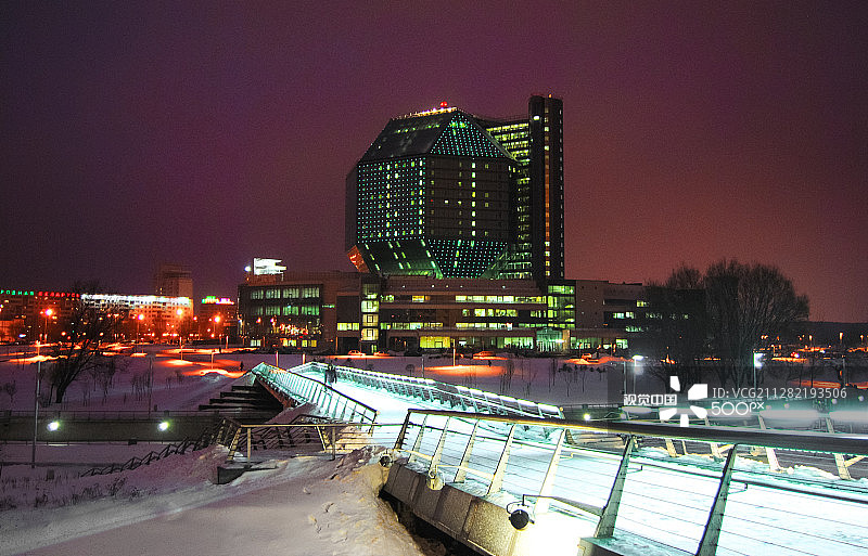 明斯克图书馆图片素材