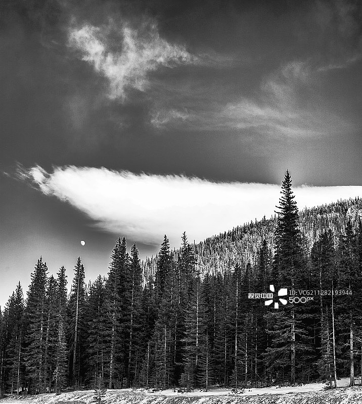 落基山脉之冬图片素材