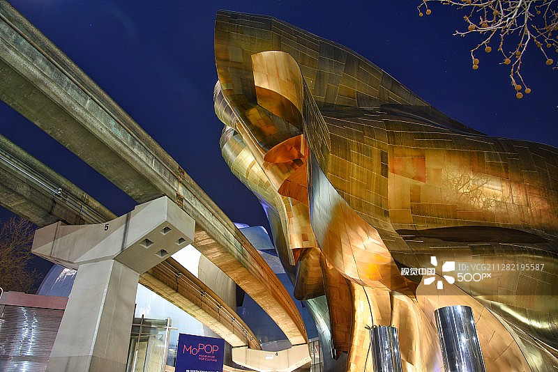 西雅图中心单轨车站图片素材