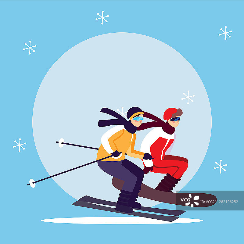 男子冬季极限运动图片素材