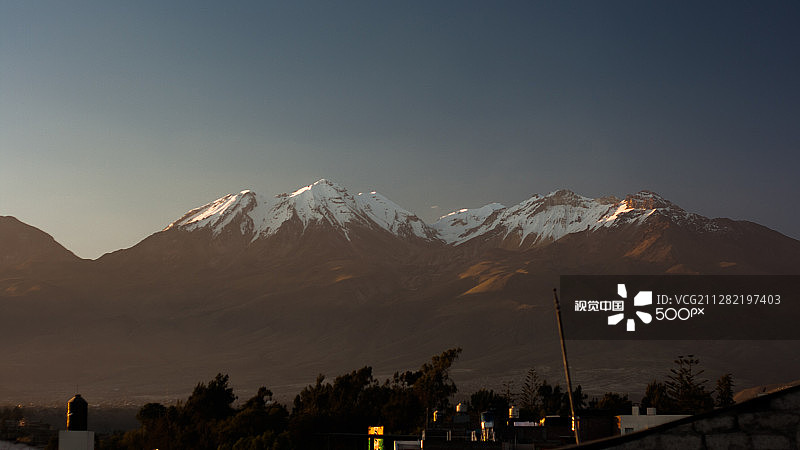 米斯蒂火山图片素材