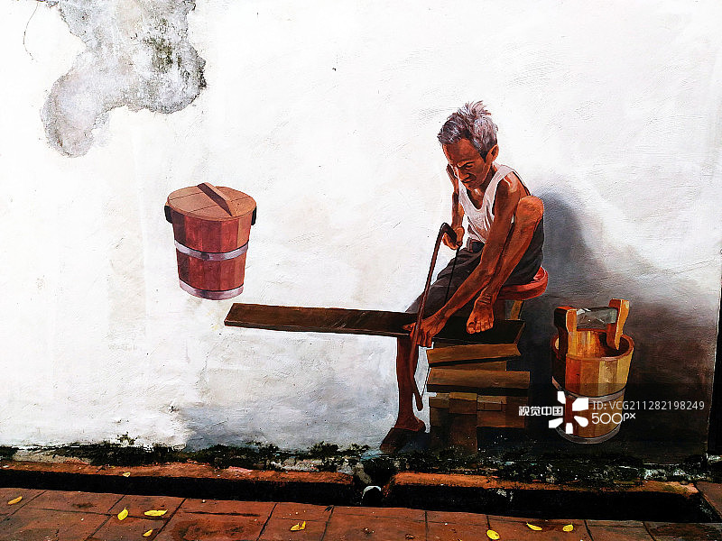 马六甲街头艺术图片素材