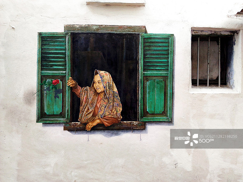 马六甲街头艺术图片素材