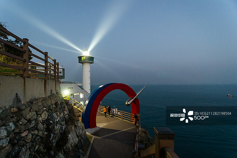 游览釜山图片素材