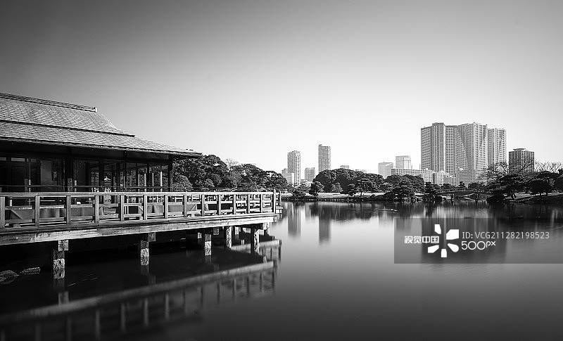 东京滨离宫庭园图片素材