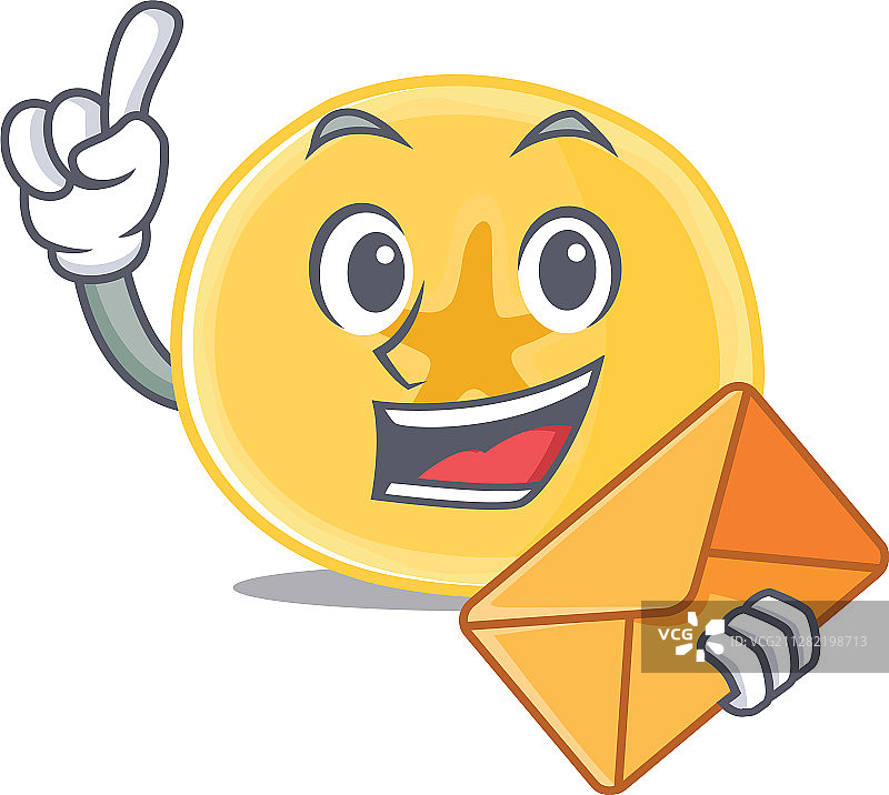 带着香蕉片吉祥物设计的快乐图片素材