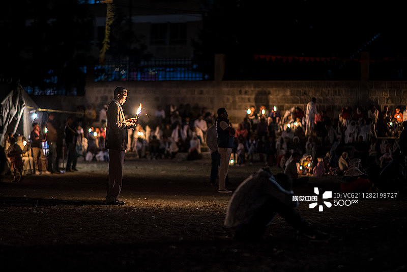2016年埃塞俄比亚Timket节庆典 - Medehane Alem Tabot图片素材