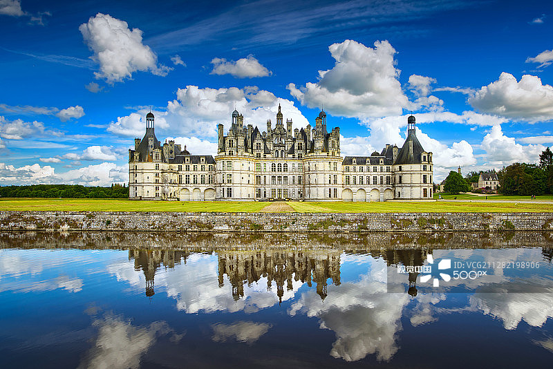 香波堡：联合国教科文组织中世纪法国城堡图片素材