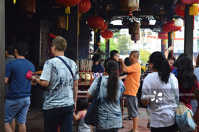 马六甲青云亭图片素材