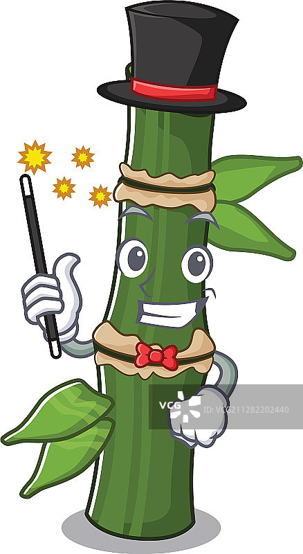 竹艺魔术表演图片素材