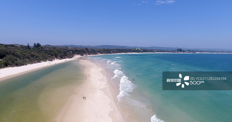 拜伦湾景色图片素材