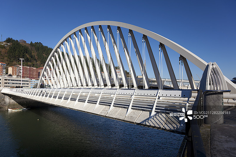 西班牙翁达罗阿圣地亚哥·卡拉特拉瓦桥图片素材