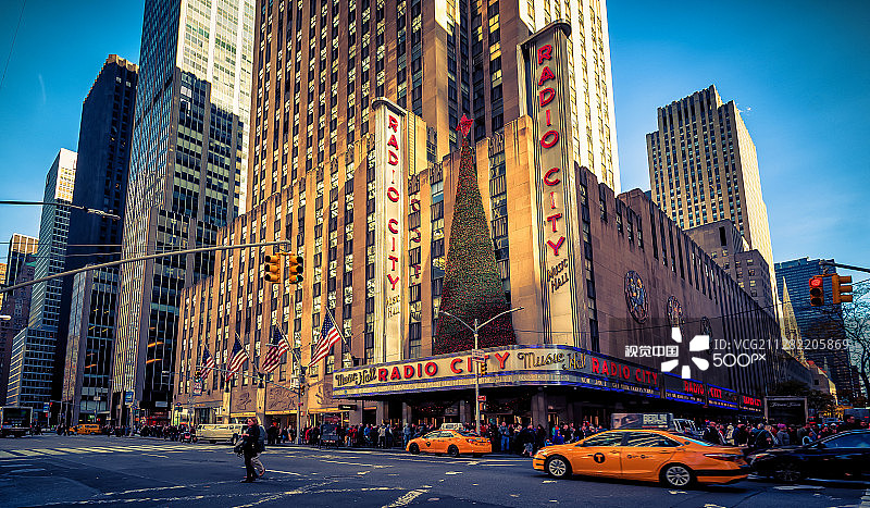 来自无线电城音乐厅的现场图片素材