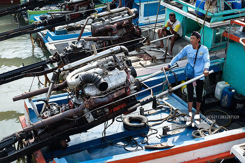 普吉岛船坞图片素材